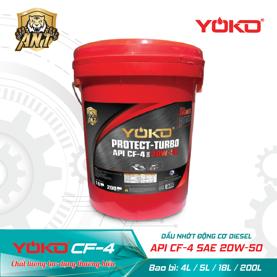 ANT YOKO VANTAI DIESEL_CF-4 18L 20W50