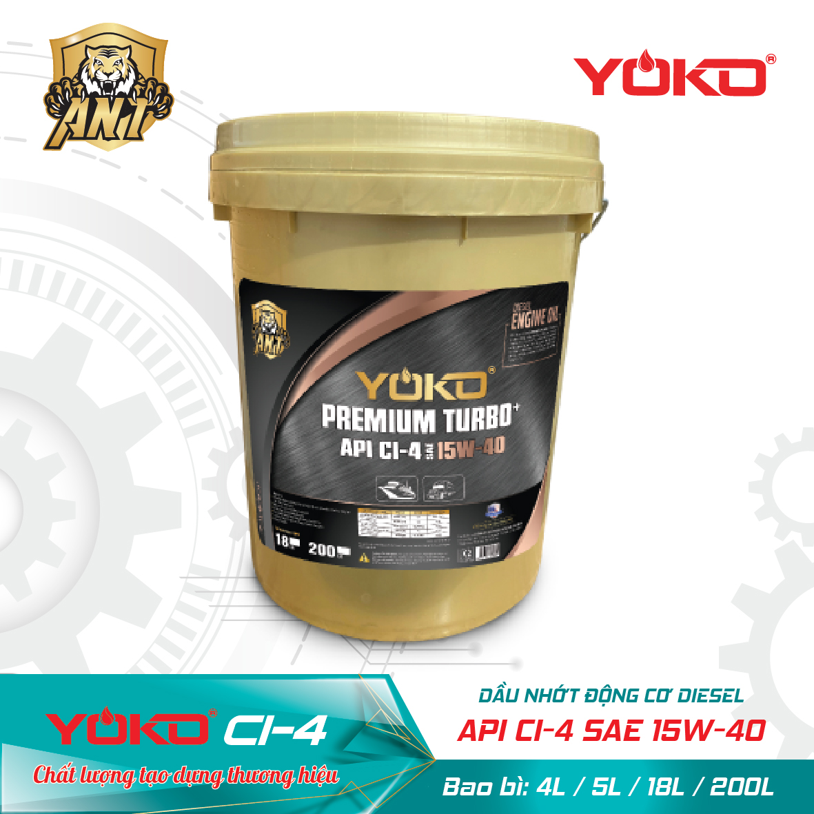 ANT YOKO VANTAI DIESEL_CI-4 18L 15W40